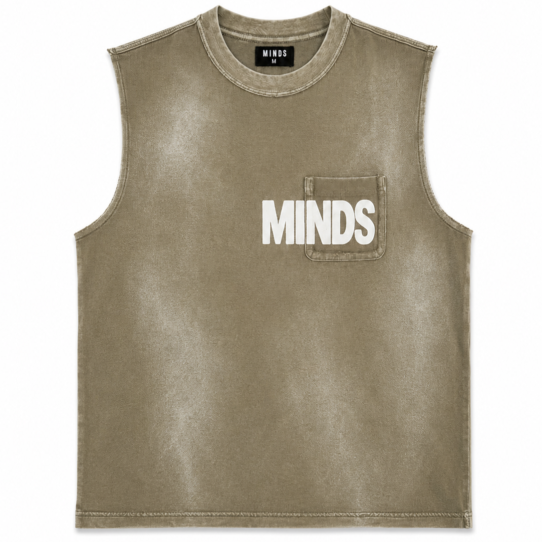 Minds "Studio Pocket" Waffle Tank