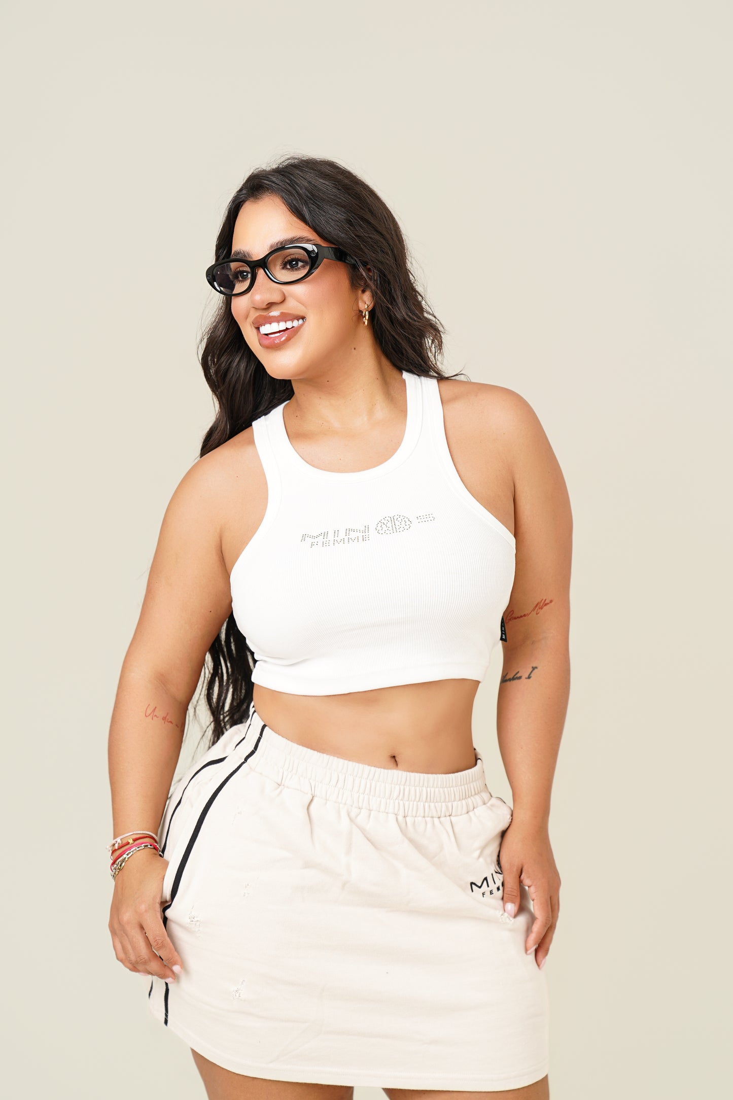 Minds Femme Beige Skirt