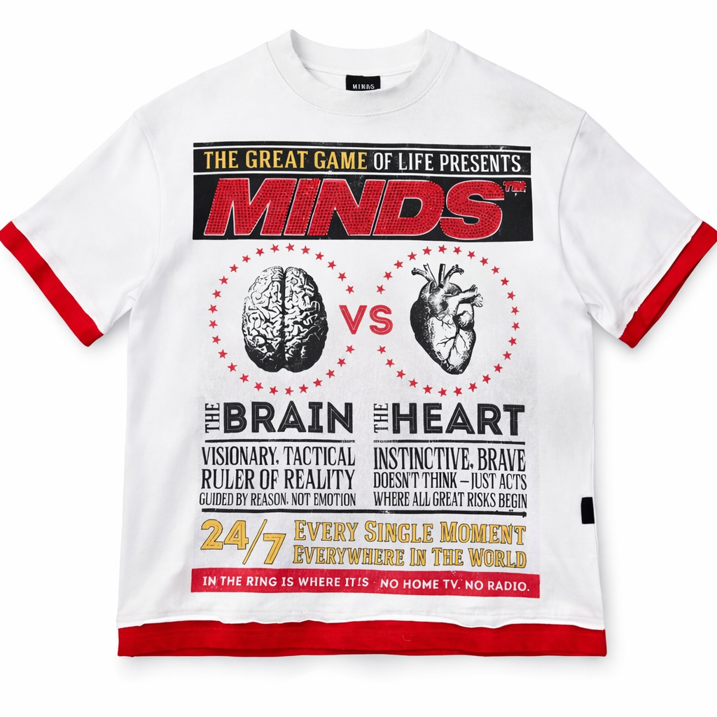 Minds "Brain vs Heart" Tee