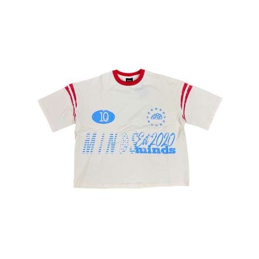 Minds crop cream Tshirt