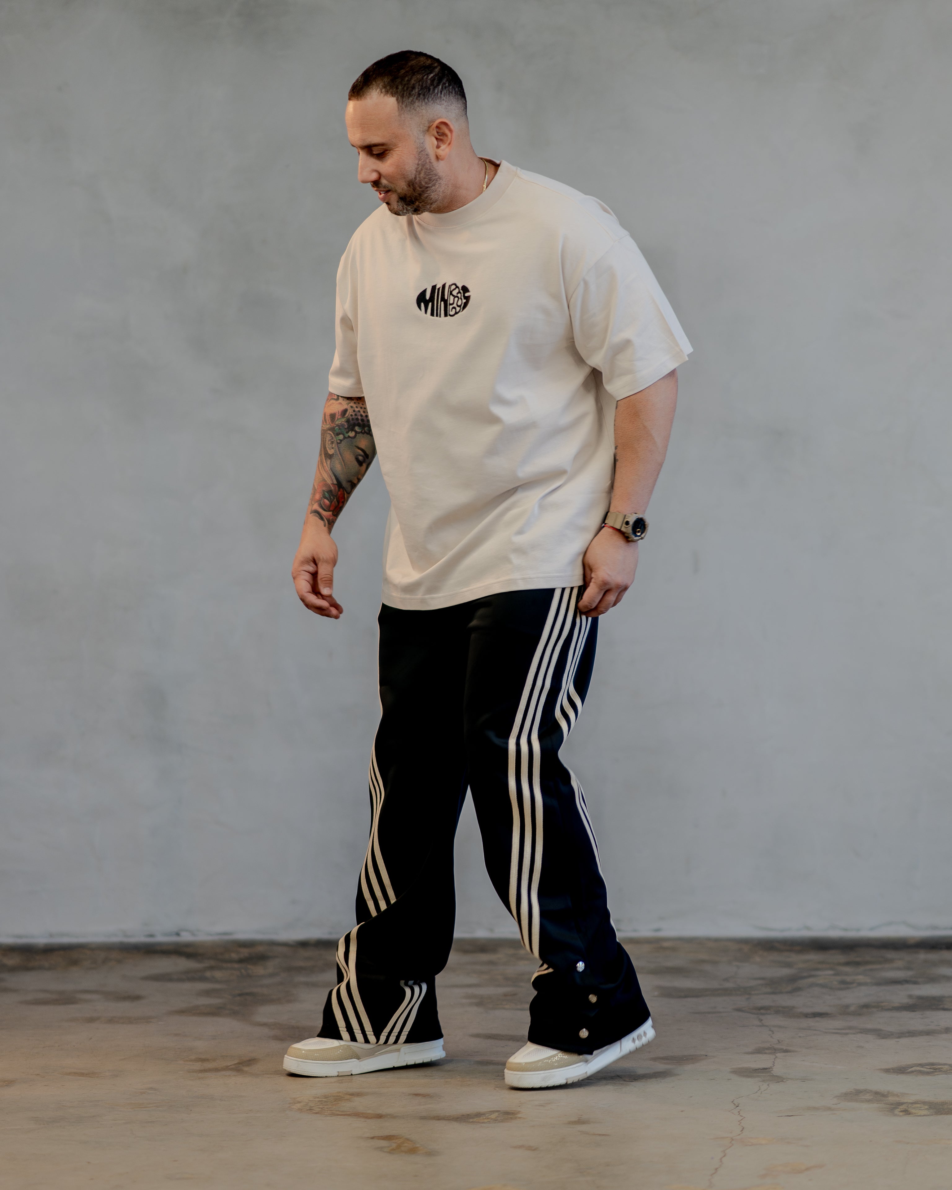 Minds track stripes pants