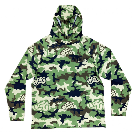 Minds Camo Hoodie Fishing Shirt