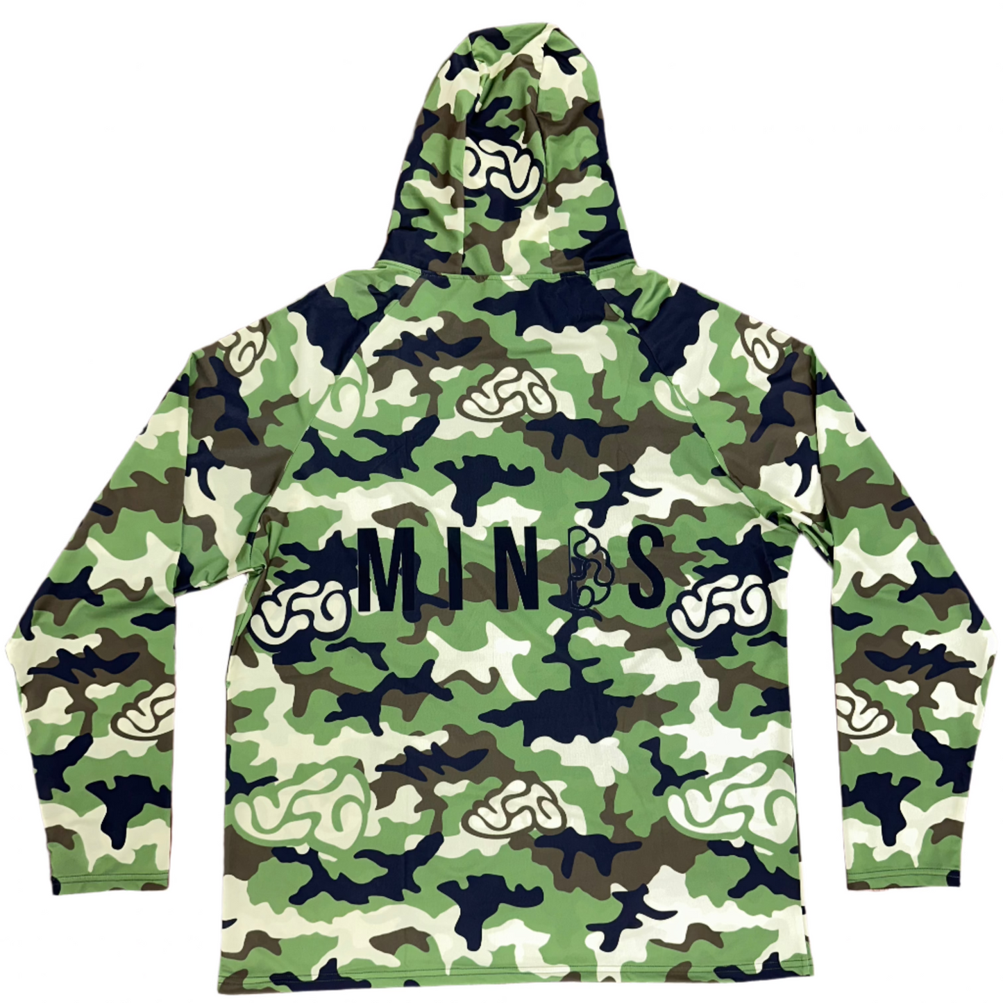 Minds Camo Hoodie Fishing Shirt