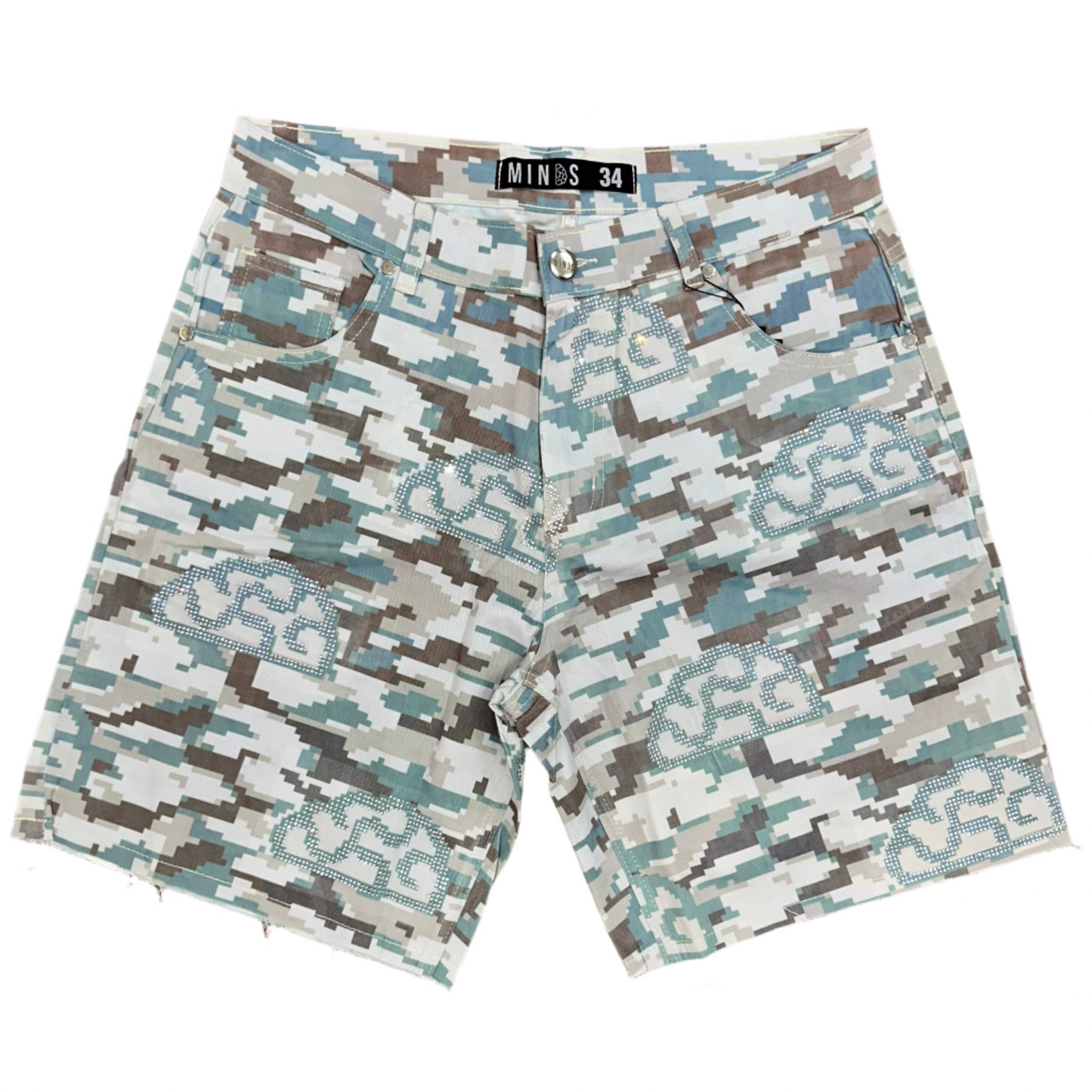 Minds Mindfield Camo Jorts