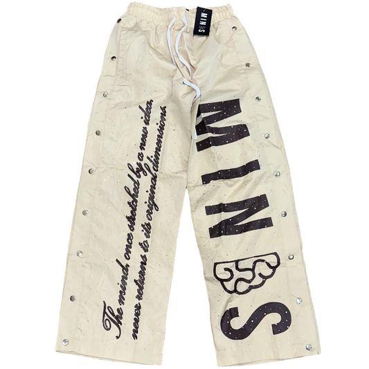 Minds Rhinestones Track Pants