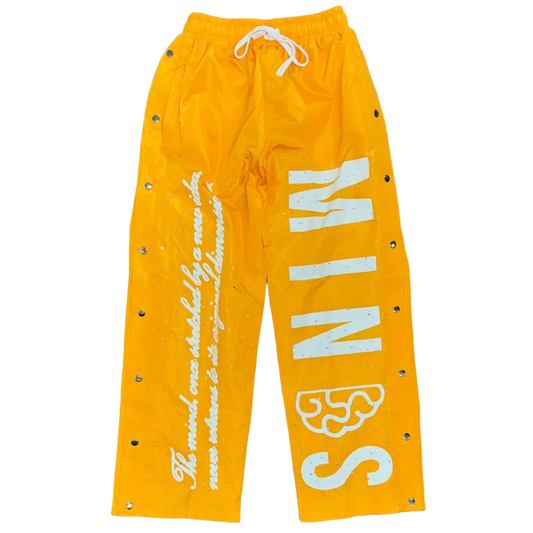 Minds Rhinestones Track Pants