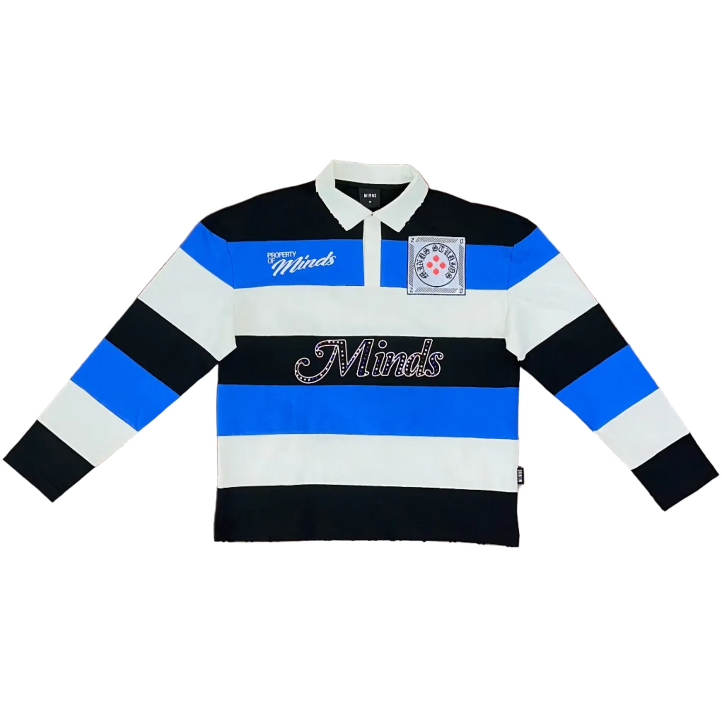 Minds "Varsity" Long Sleeve Polo