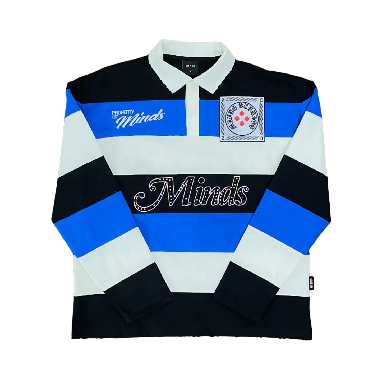 Minds "Varsity" Long Sleeve Polo